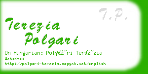 terezia polgari business card